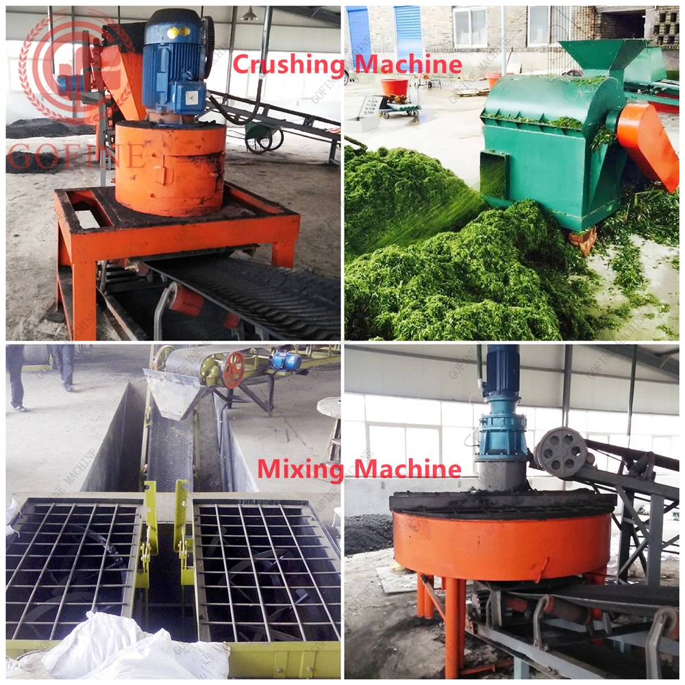 Compost Fertilizer Ball Granulating Machine Organic Fertilizer Production Process