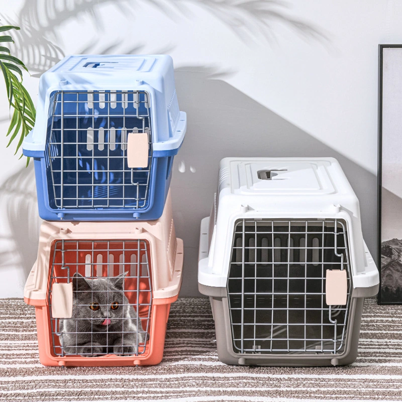 Airline Box Pet Portable Outdoor Cat Carrier Dog Cage