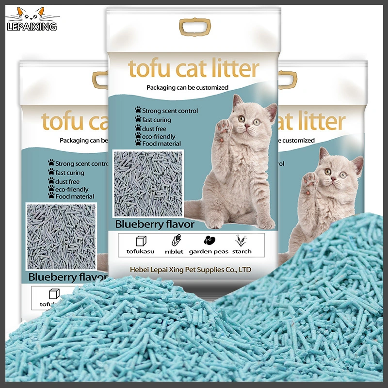 High Quality Dust Free Tofu Cat Litter Clump with Great Performance
