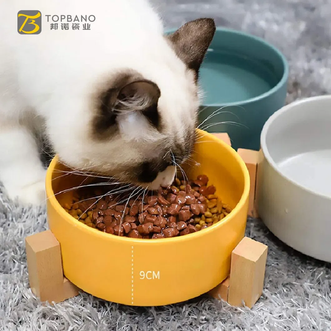Portable Dog Feeder Pet Drinker Cat Pet Bowl Ceramic Dog Water Bowl Topbano