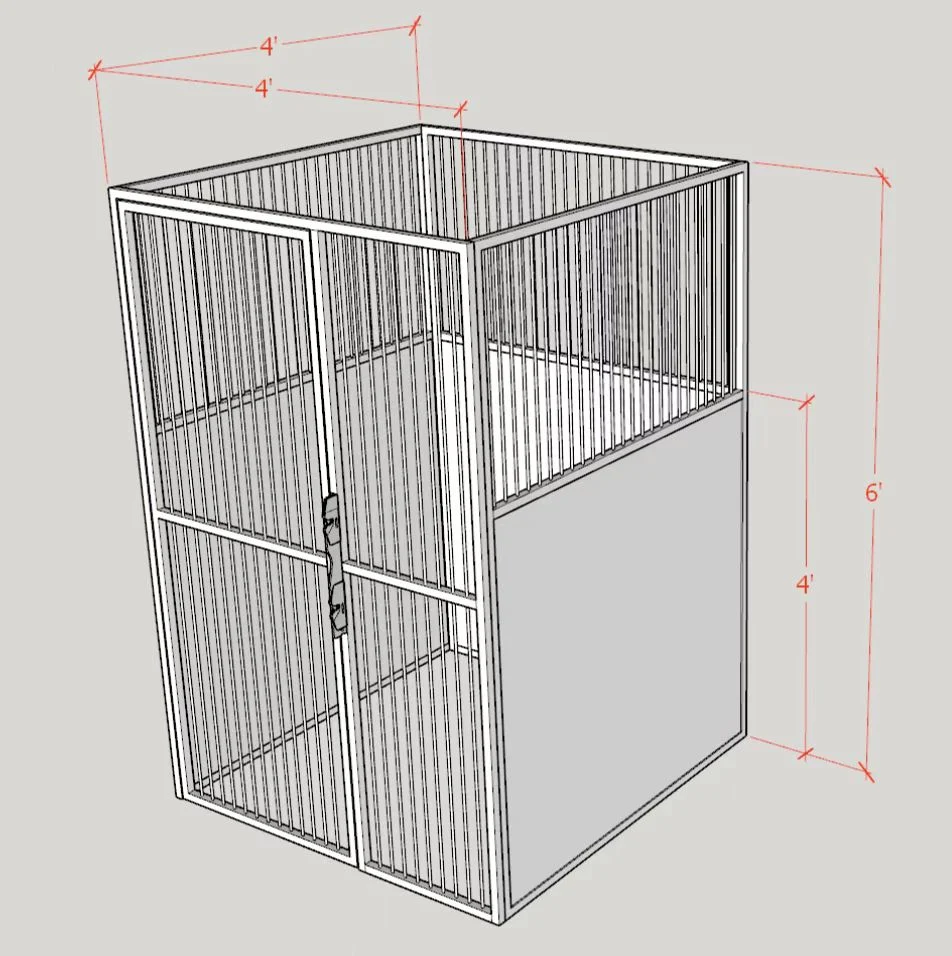 Dog Kennel Runs Outdoor Indoor Heated Dog Kennel