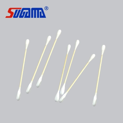 Wholesale 10PCS Custom Brand Alcohol Cleaning Cotton Swabs
