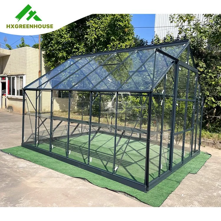 Metal Aluminium Greenouses Low Cost Frame Garden Greenhouses Assembled Hobby Greenhouse