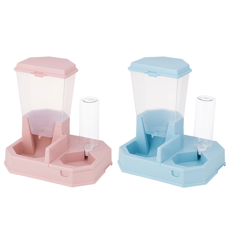 Tc3078 Plastic Combo Pet Self Feeder and Self Waterer for Dog