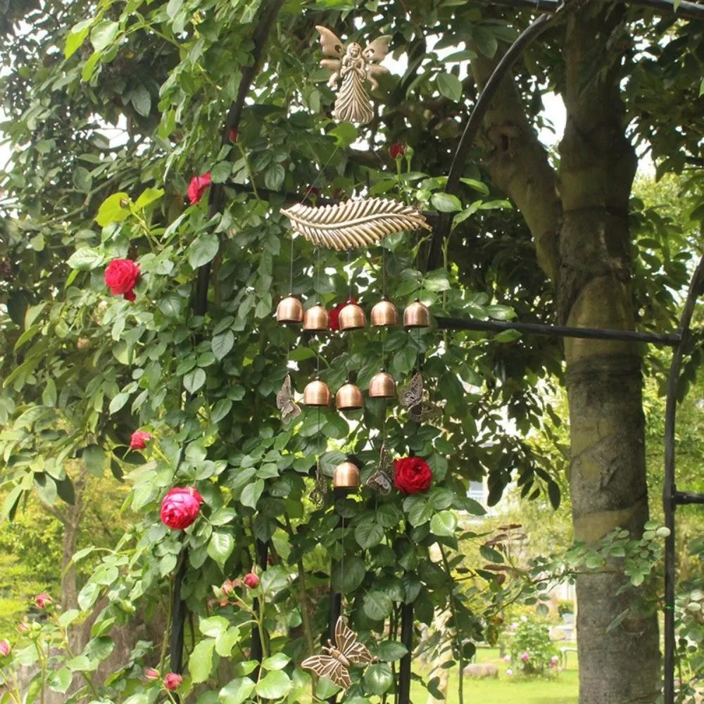 Decoration Lawn Yard Ornaments Butterfly Wind Chimes for Outdoor Bl22208