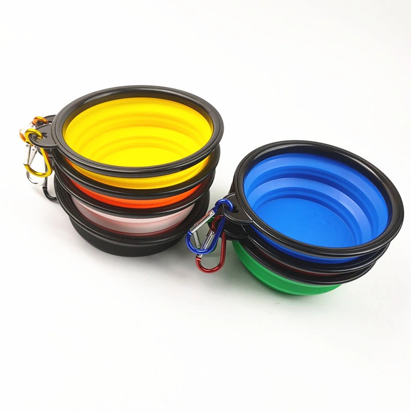 Collapsible Dog Bowls for Travel, Dog Portable Water Bowl for Dogs Cats, Pet Fordable Feeding Watering Dish for Traveling