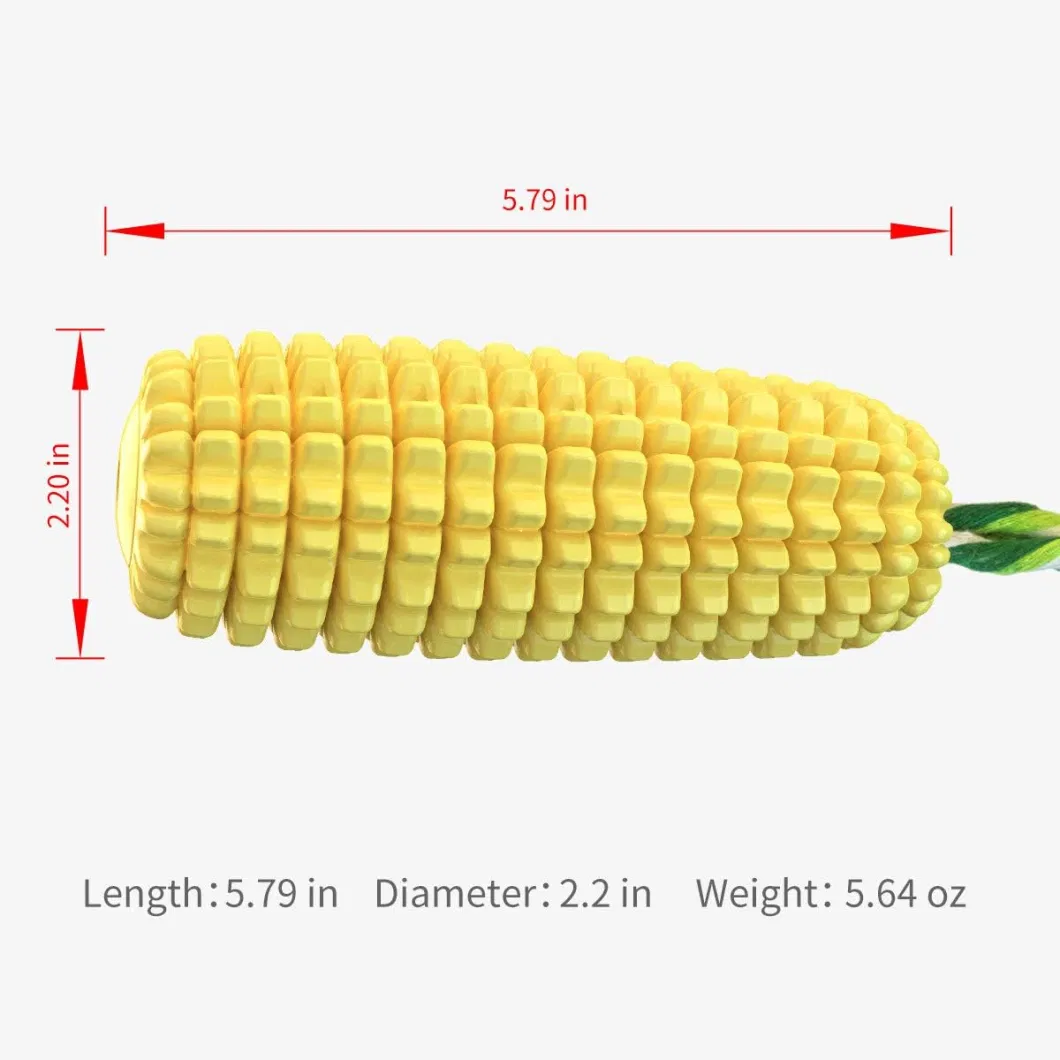 Dog Chew Toys for Overbearing Chew Toys Sturdy Squeaky Corn on The COB Interactive Dog Toys