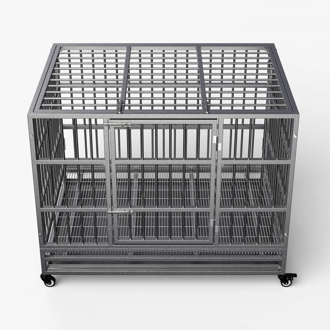 Wholesale Metal Iron Wire Pet Dog Crate Folding Pet Dog Cage