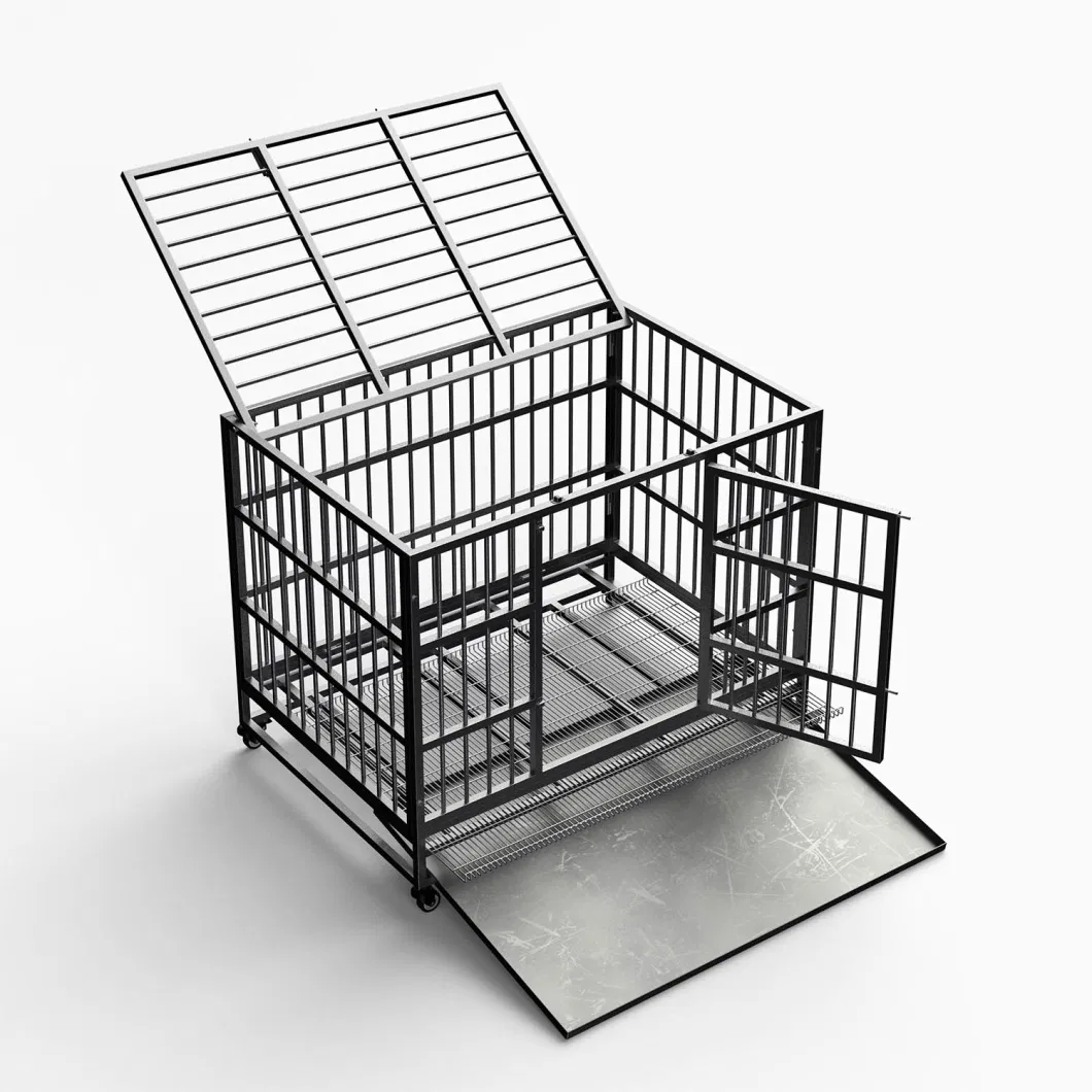 Wholesale Metal Iron Wire Pet Dog Crate Folding Pet Dog Cage