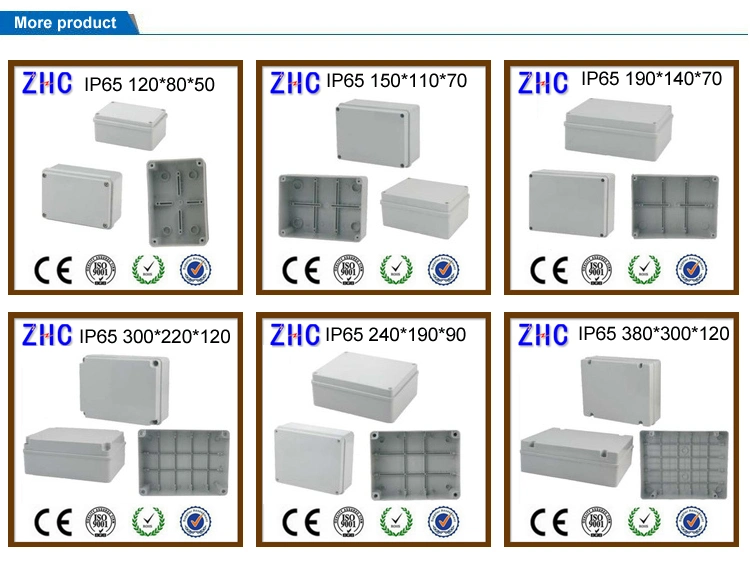 Waterproof Instrument Box 190*140*70mm Poly Carbonate Weatherproof DIN Rail Plastic Enclosure