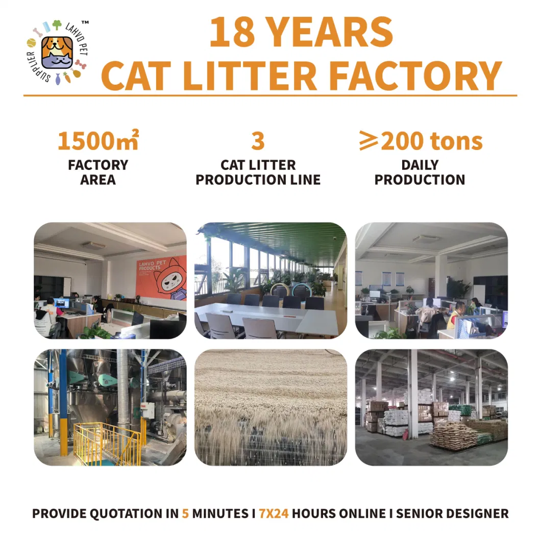 Factory Direct Clay for Superior Odor Control Bentonite Cat Litter