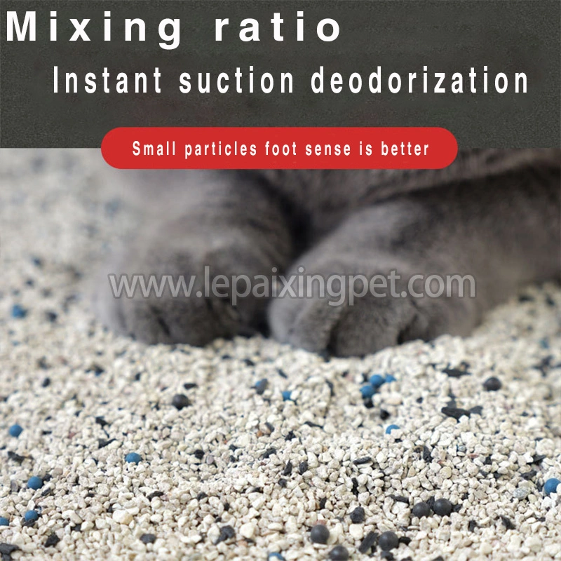 Premium Portable Dust Free Natural Deodorizer Cat Sand Strong Clumping Ball Shaped Bentonite Cat Litter
