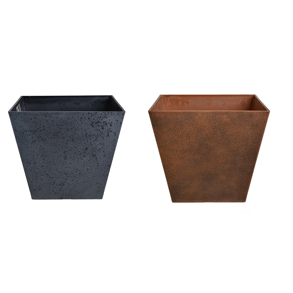 Fashion Square Flower Planter for Home Garden Plastic Flower Pot