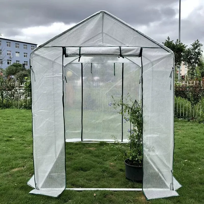 Waterproof Anti-Aging PVC Cover Garden Greenhouse with Irrigation for Rose, Flower, Tomato