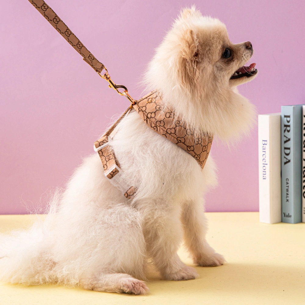 Puppy Dog Breathable Cat Undershirt Pet Harness Dog Leash Pet Collar