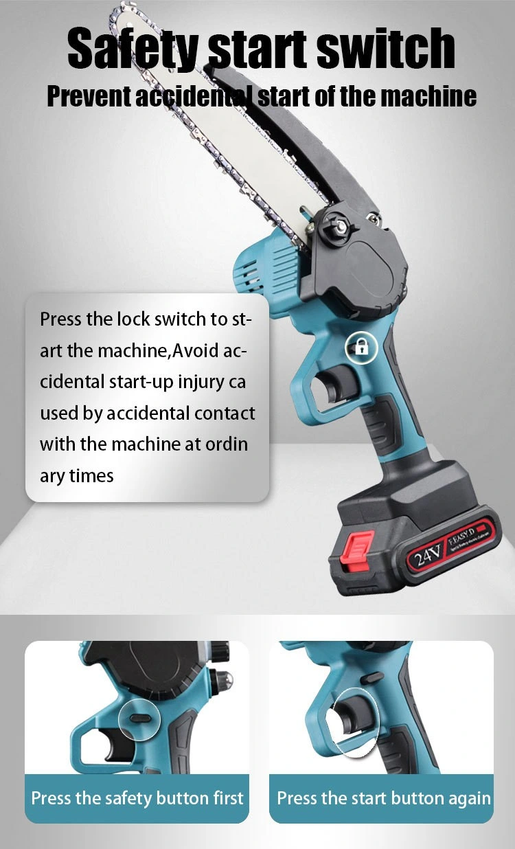 Wireless Lithium Battery Powered Chainsaw