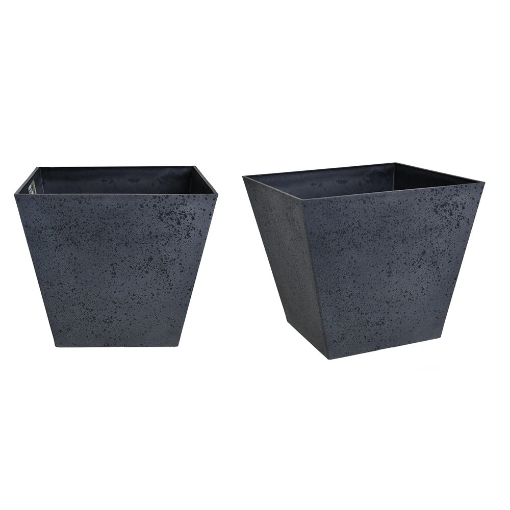 Fashion Square Flower Planter for Home Garden Plastic Flower Pot