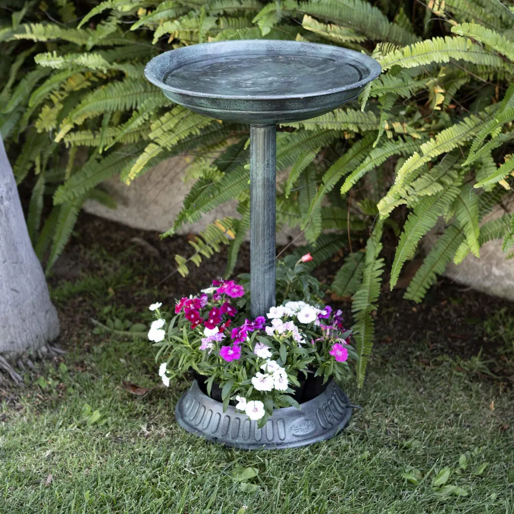 Popular Antique Flower Birdbath Bird Feeders Baths Garden Ornaments