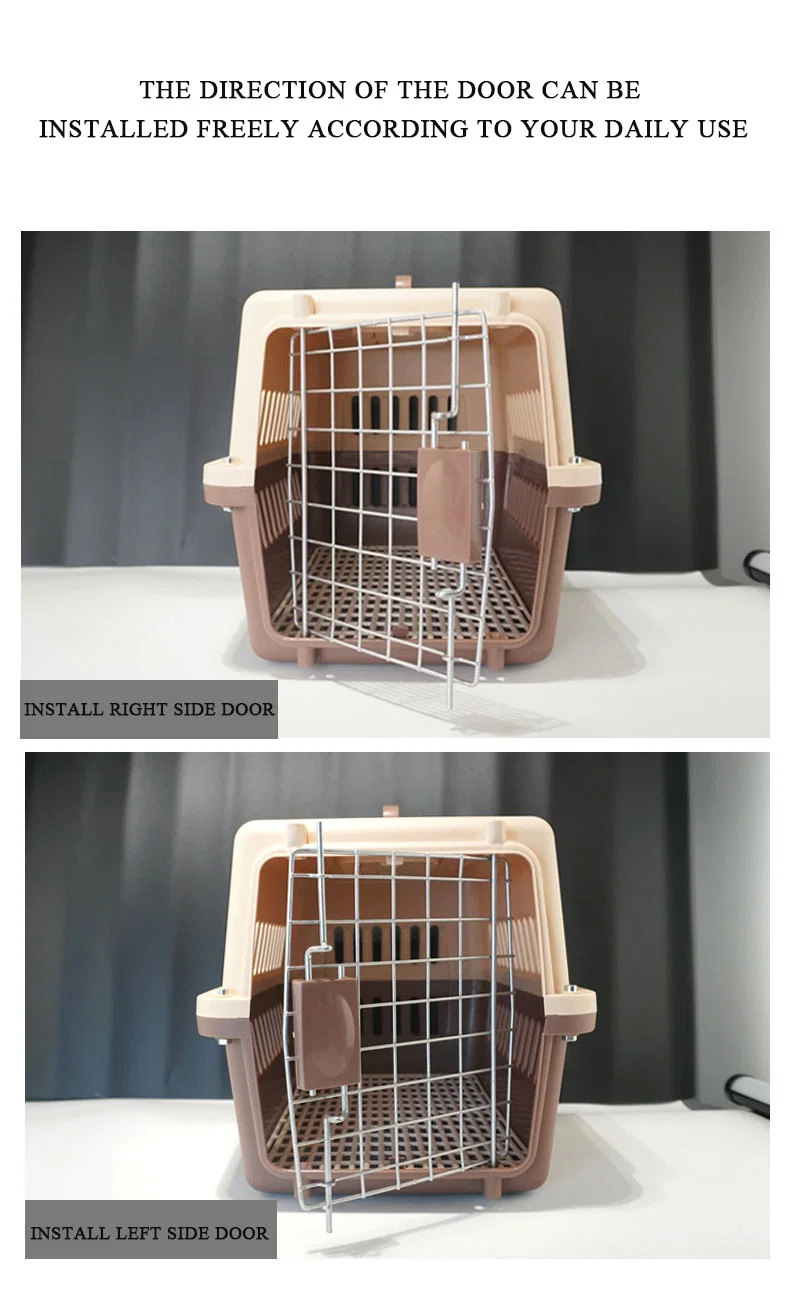 Pet Outing Traveling Portable Breathable Eco-Friendly Dog Cat Carrier Box Pet Airline Carrier Cage