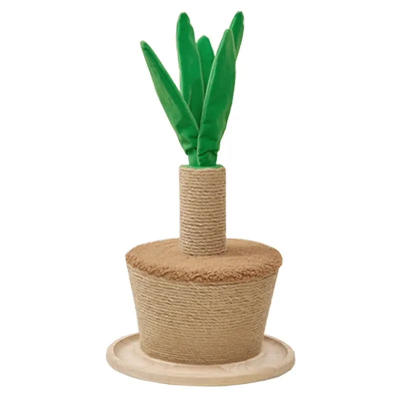 Flower Pot Cat Climbing Tree Scratching Board Scratcher Wear Resistant Post Toy