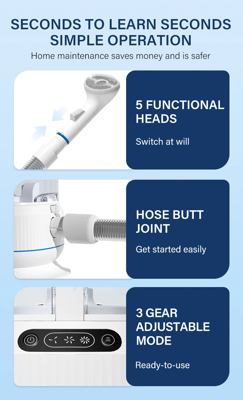 Els Pet Grooming Vacuum Kit for Dog Cat Cleaning Tools