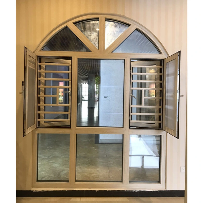 Factory Sale Thermal Break Aluminium Casement Window Heat Cold Insulation Frame Metal with PA66 Thermal Insulation Strip Mutiple Capsult Aluminum Window