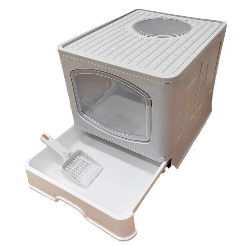 Wholesale Removable Large Closed Cat Litter Box Clean Cat Litter Box