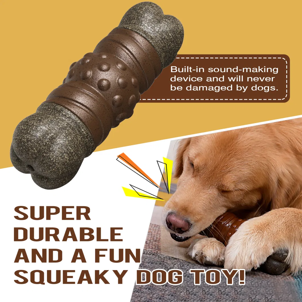 Durable Trp Pet Toy for Large Dog Chewing with Soft Squeaker Toy