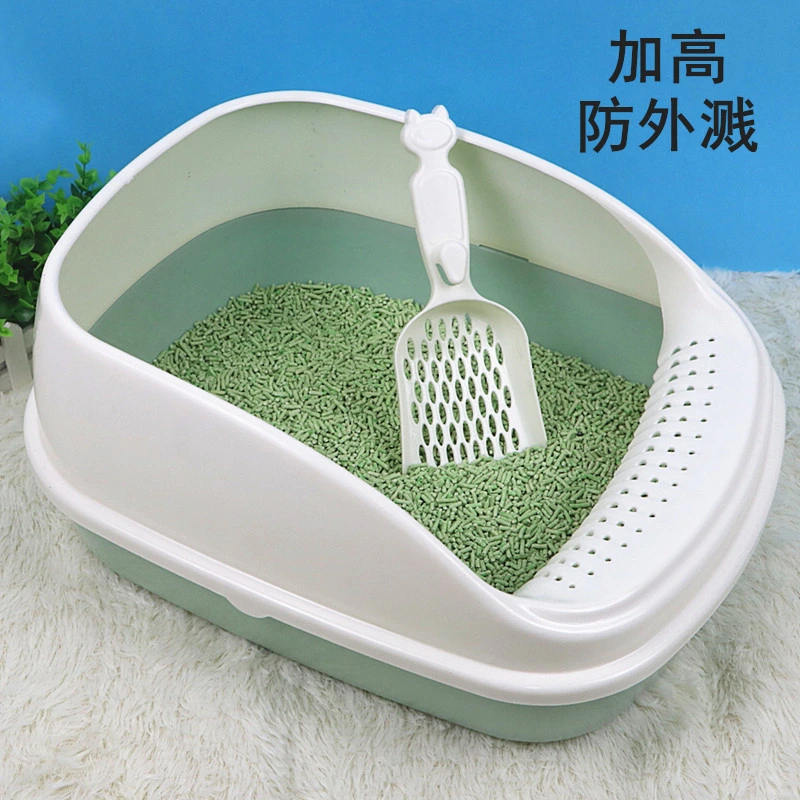 Anti-Splash Cat Toilet Semi-Closed Deodorant Cat Supplies Cat Litter Box