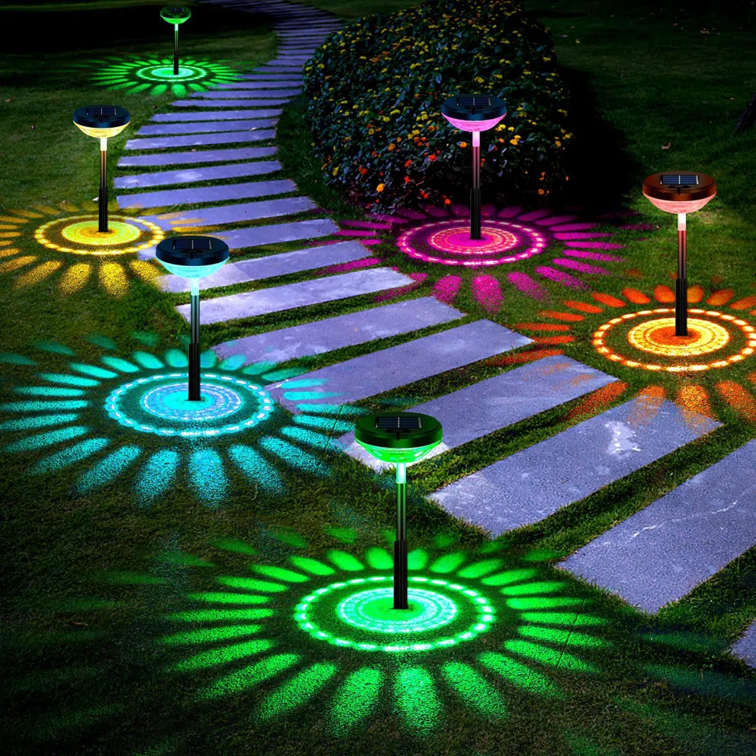 LED Solar Garden Light IP67 Outdoor Super Bright Walkway Yard Backyard Lawn Lamp Landscape Decorative