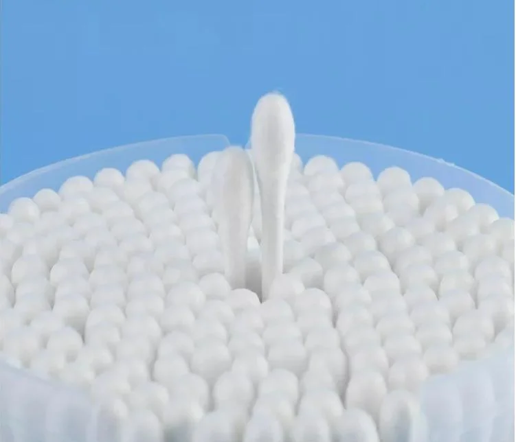 Factory Biodegradable Bamboo Ear Cotton Buds, Disposable Q-Tips Cotton Swabs, Cotton Swabs Bamboo Sticks