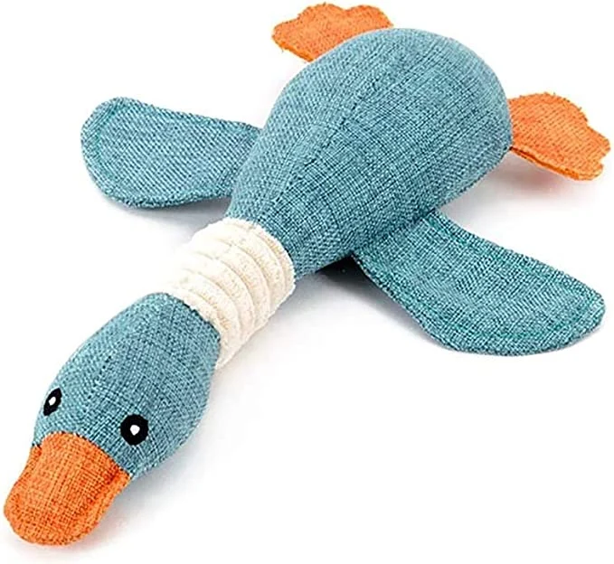 Sturdy Pet Accessories Durable Squeak Sturdy Plush Dog Chew Toys Stuffed Birds Animals