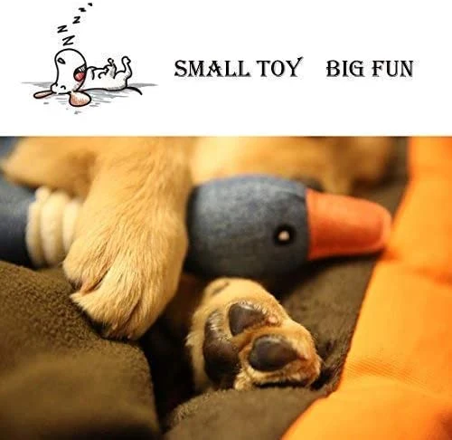 Sturdy Pet Accessories Durable Squeak Sturdy Plush Dog Chew Toys Stuffed Birds Animals