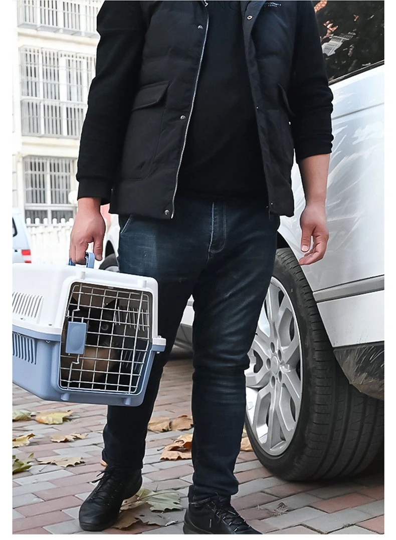 Pet Outing Traveling Portable Breathable Eco-Friendly Dog Cat Carrier Box Pet Airline Carrier Cage