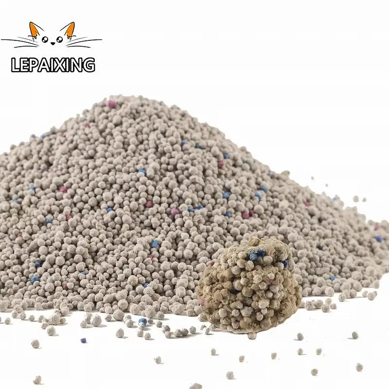 Premium Portable Dust Free Natural Deodorizer Cat Sand Strong Clumping Ball Shaped Bentonite Cat Litter