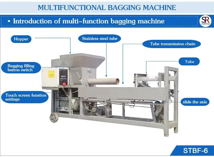 High Efficiency Shiitake Mushroom Cultivation Compost Bagging Machine