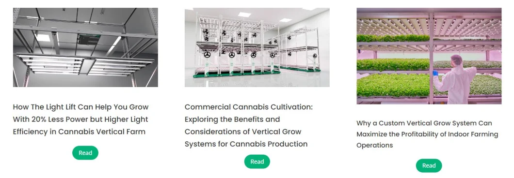 Vertical Hydroponic Grow Rack System