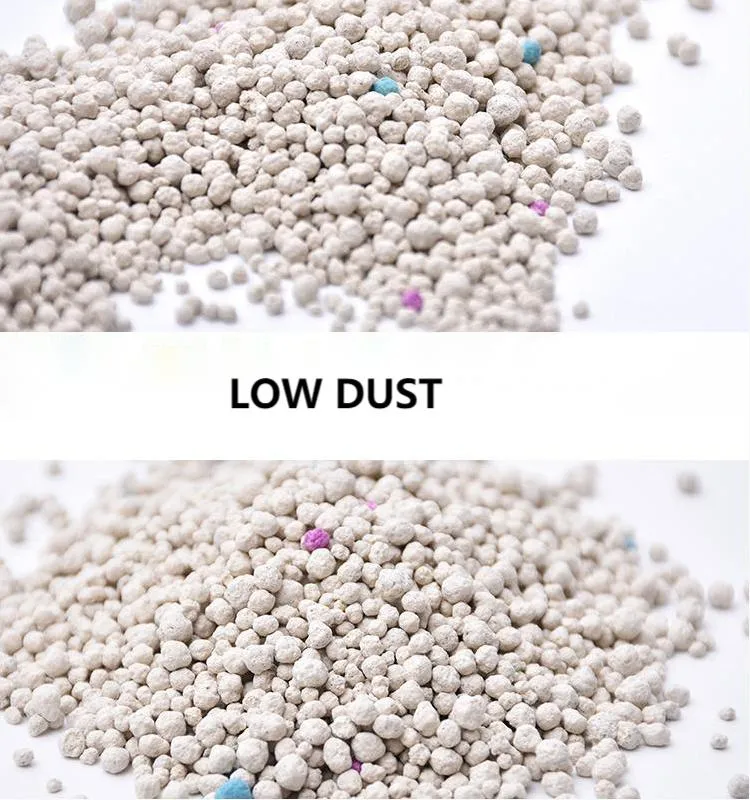 Dust Free Strong Clumping Natural Premium Portable Scented Cat Sand Bentonite Cat Litter