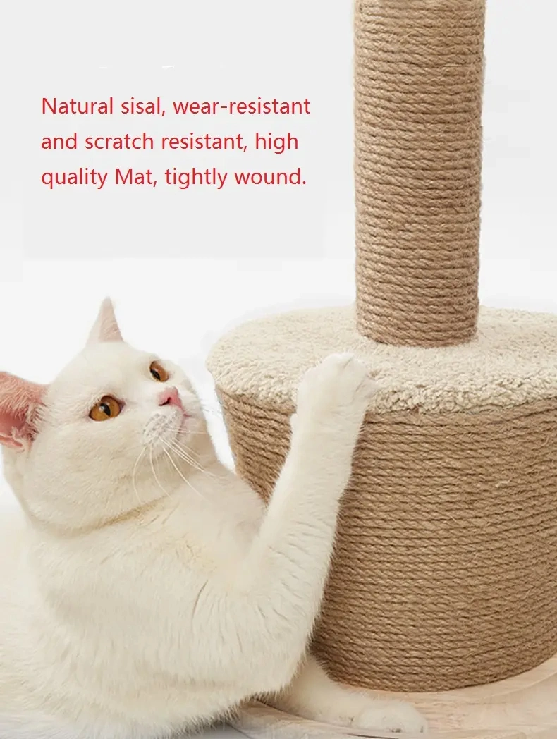 Flower Pot Cat Climbing Tree Scratching Board Scratcher Wear Resistant Post Toy