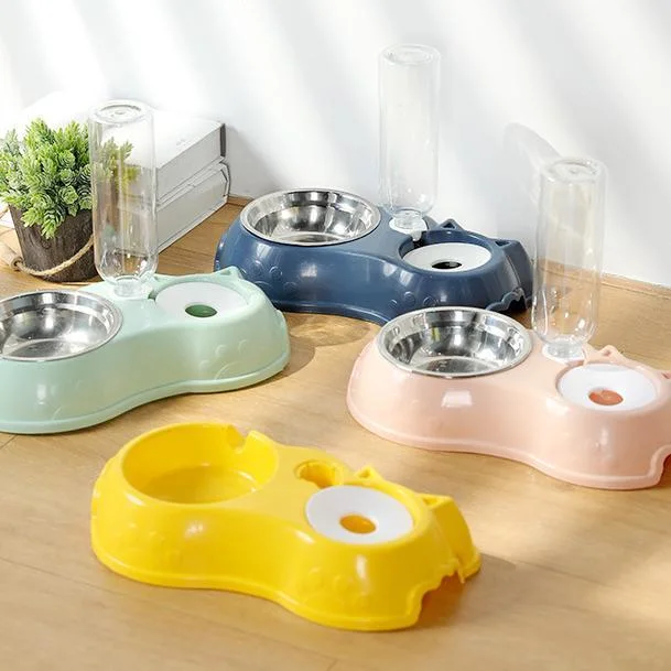 2023 New Wholesale Plastic Cheap Portable Anti Choking Floating Pet Small Dog and Cat Water Feeder Slow Feeders Dog Bowls
