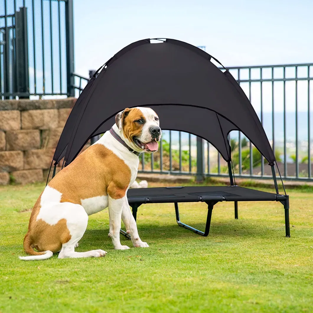 Outdoor Dog Bed for Large Dogs, Cooling Raised Dog Cot