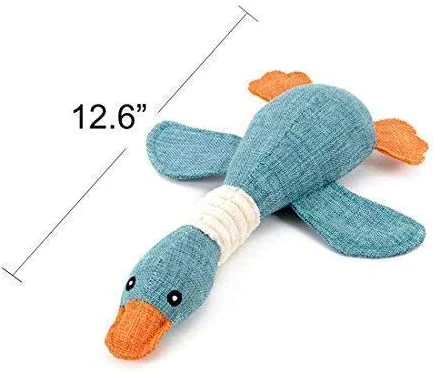 Sturdy Pet Accessories Durable Squeak Sturdy Plush Dog Chew Toys Stuffed Birds Animals