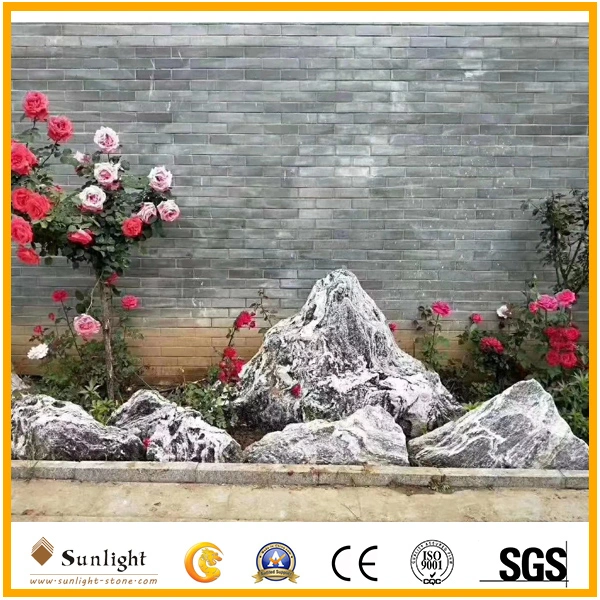 Natural Landscape Sea Wave Stone Rock for Back/Front Yard, Garden and Fountains