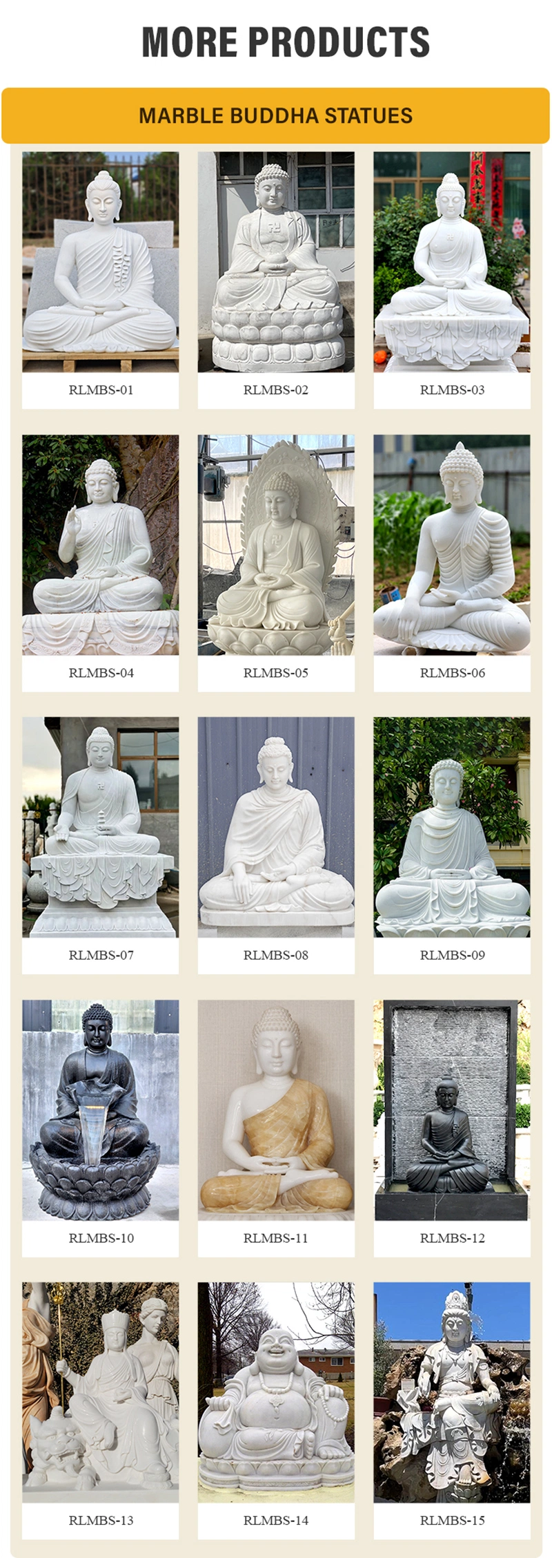 Large Outdoor White Marble Laughing Buddha Statue