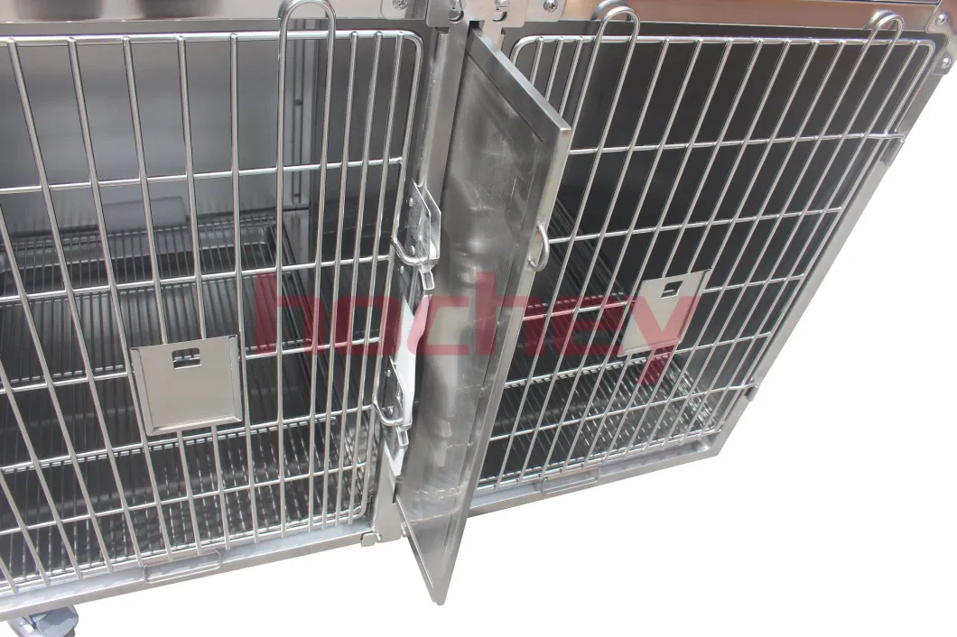 Veterinary Cage Clinic Hospital Medical Use Heating Heated Dog ICU 02 Infrared Oxygen Chamber Cage