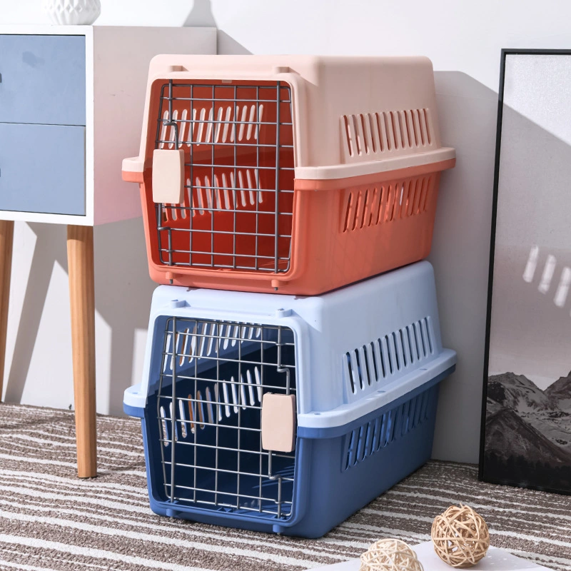 Airline Box Pet Portable Outdoor Cat Carrier Dog Cage