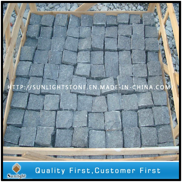 Natural Flamed Granite Laying Paving Stones for Sidewalk/Landscape