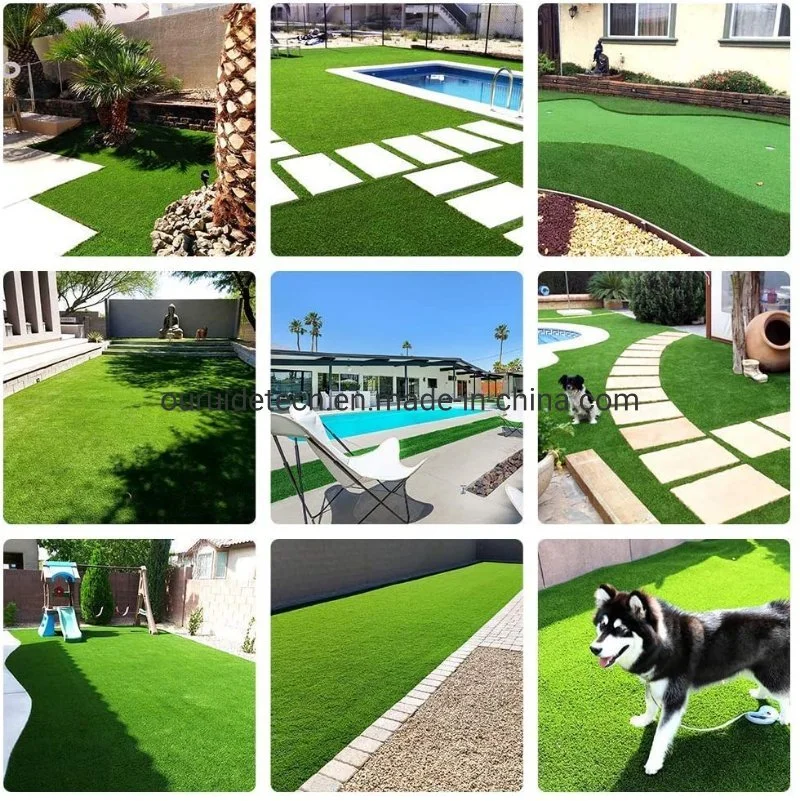 Backyard Artificial Turf Grass for Home Playground Garden Ornaments Synthetic Grass Lawn 20mm 25mm 30mm 35mm