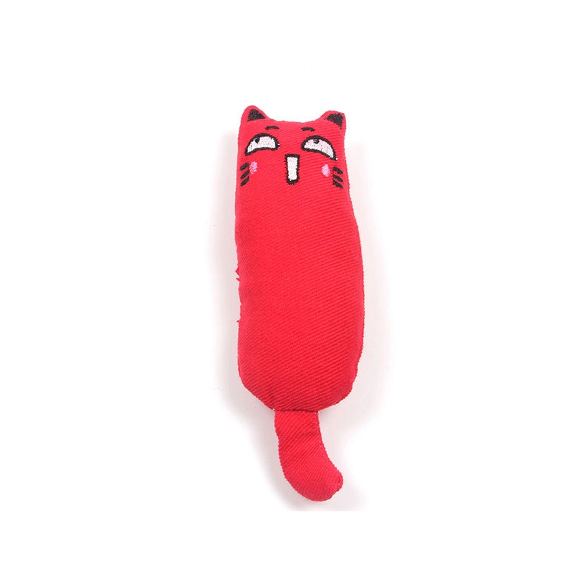 Cat Grinding Catnip Toys Funny Interactive Plush Cat Pet Kitten Chewing Toy Claws Thumb Bite Mint for Cats Teeth Toys