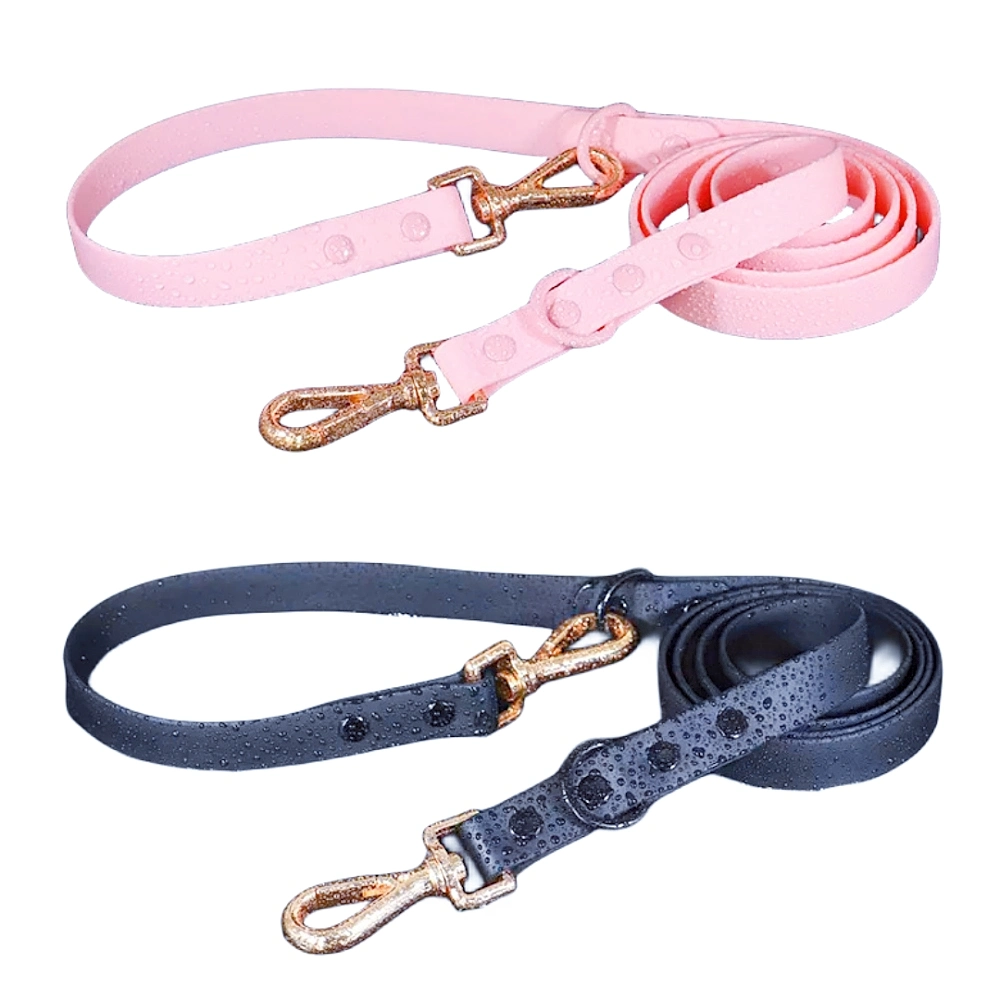 Customization Pet Supply Wholesale Water Proof PVC Dog Collar and Leash